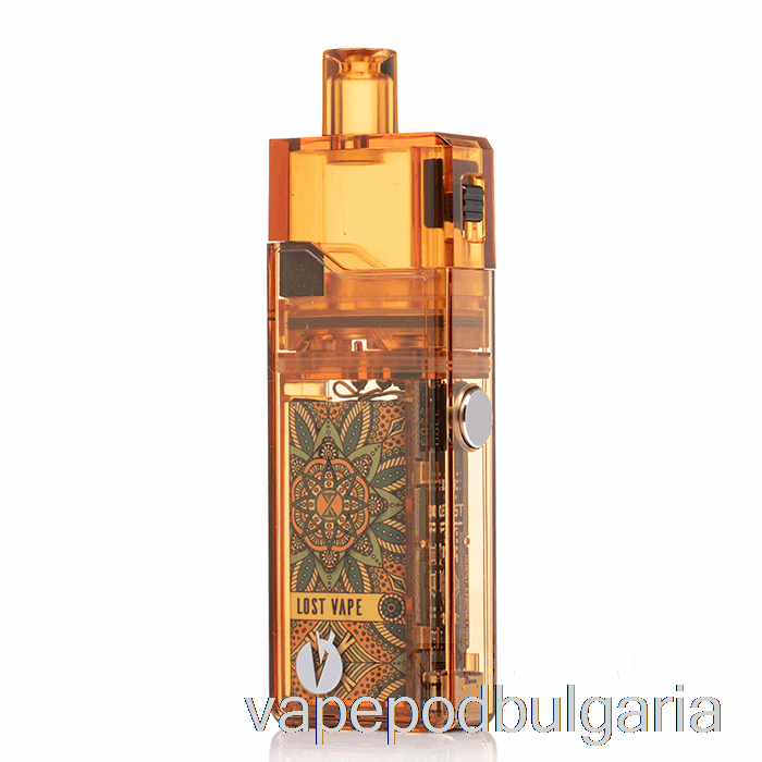 Vape 10000 Дръпки Lost Vape Orion Art 18w Pod System Amber Clear